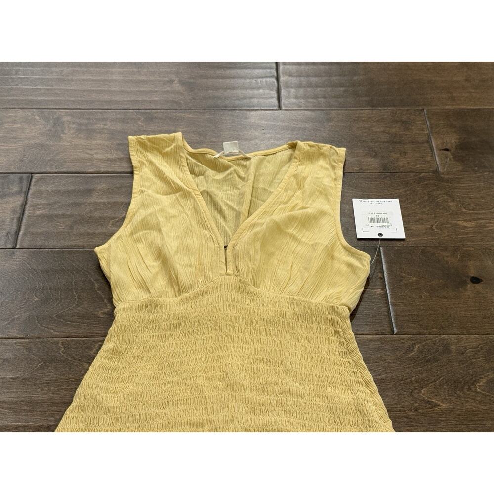ONeill Womens Yellow Dallas Sleeveless Dress 100% Viscose Size XS NWT New $55 - Picture 4 of 9